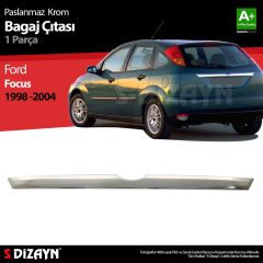 Ford Focus Uyumlu 1 Hatchback Krom Bagaj Çıtası 1998-2005