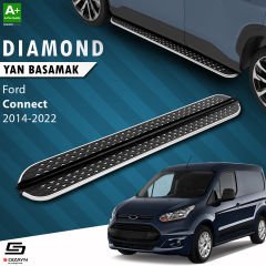 S-Dizayn Ford Connect 2 Diamond Krom Yan Basamak 183 Cm 2014-2023