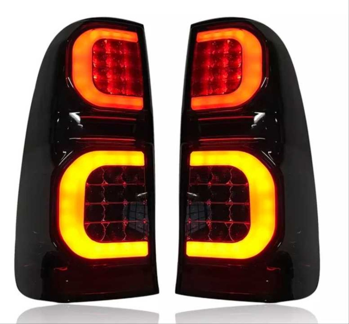 Toyota Hilux Uyumlu Vigo (2012-2015) Smoke LED Stop - Dizayn B