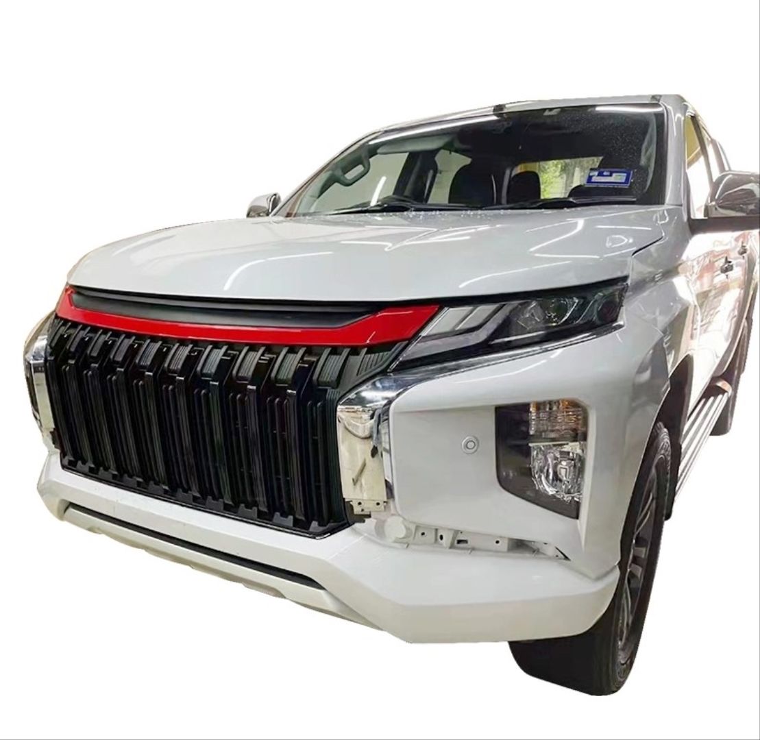 2019+ L200 Uyumlu Siyah Panjur ( Kırmızı Çizgili)