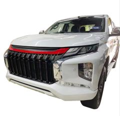 2019+ L200 Uyumlu Siyah Panjur ( Kırmızı Çizgili)
