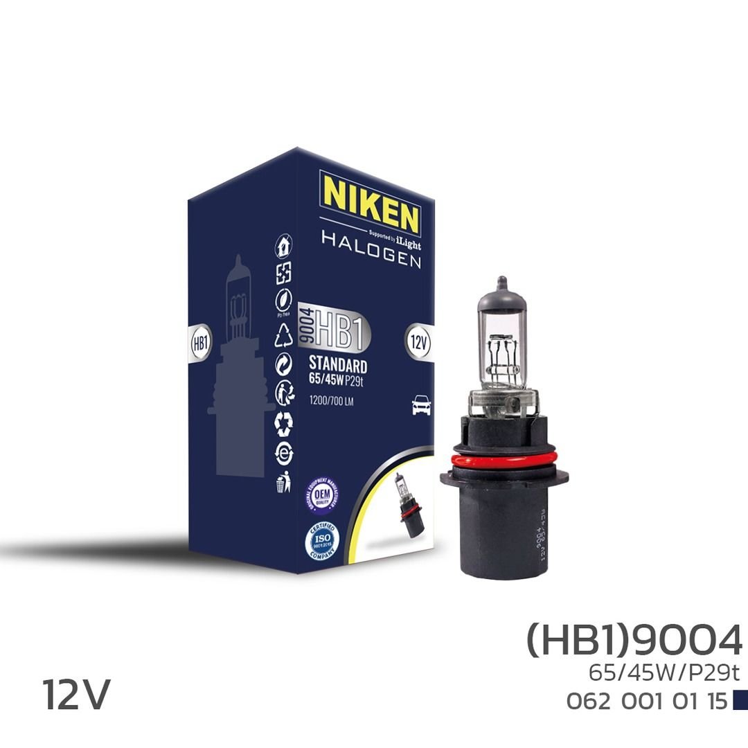 Niken 12V 9004 (HB1) 65W/45W Halojen Ampul P29T