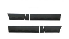 FORD TRANSIT 2002 Set 8 Parça Kapı Kaplama Siyah Mat Asa Kum Desen Uzun Şase