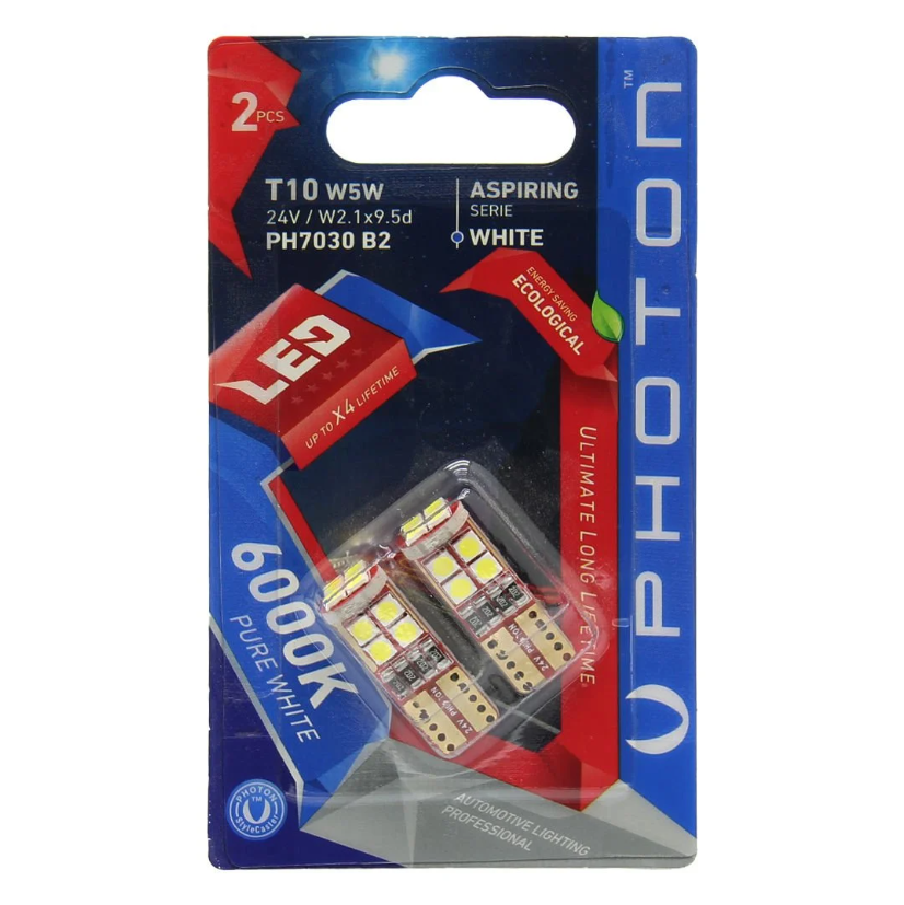 T10 W5W 24V Beyaz Led PH7030 B2