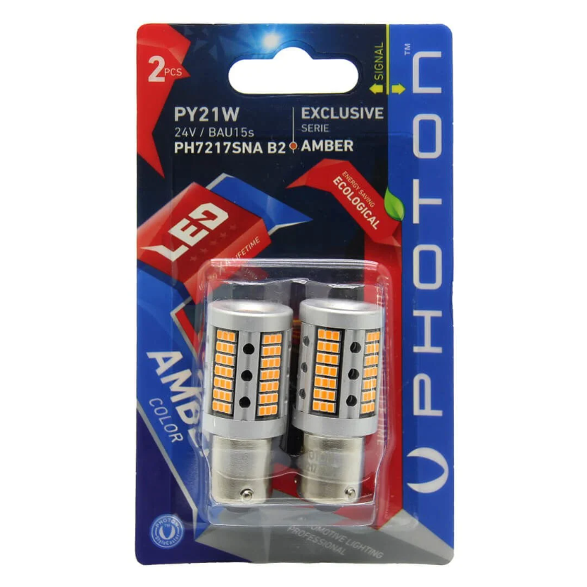 P21W 93 Amber 24V Sinyal Led PH7217 SNA B2