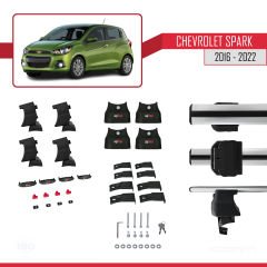 Chevrolet Spark (M400) 2016-2022 Arası ile uyumlu ACE-4 Ara Atkı Tavan Barı GRİ
