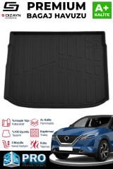 S-Dizayn Nissan Qashqai 1.3 Benzinli 3D Pro Bagaj Havuzu Üst Bagaj 2021 Üzeri A+ Kalite