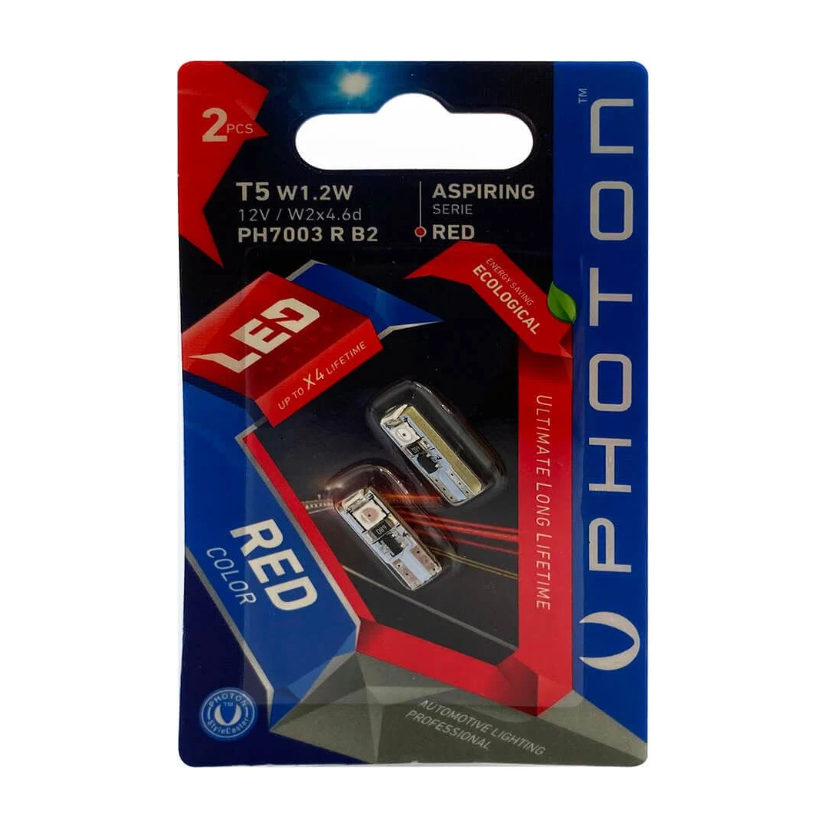 T5 Uyumlu W1.2W 24V 3SMD LED PH7002 B2