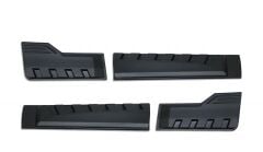 ISUZU D-MAX 2012 Set 4 Parça Kapı Kaplama Siyah Mat Asa Kum Desen Standart