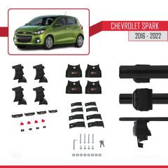 Chevrolet Spark (M400) 2016-2022 Arası ile uyumlu ACE-4 Ara Atkı Tavan Barı SİYAH