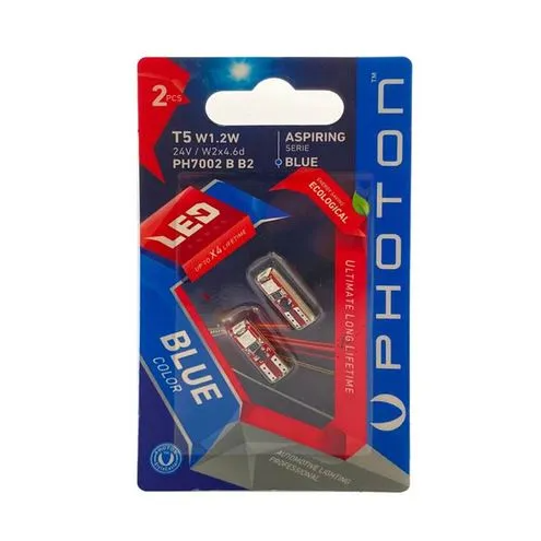 T5 Uyumlu W1.2W 24V 3SMD LED PH7002 B B2