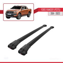 Ford Ranger 2011-2022 Arası ile uyumlu ACE-1 Ara Atkı Tavan Barı SİYAH