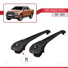 Ford Ranger 2011-2022 Arası ile uyumlu ACE-1 Ara Atkı Tavan Barı SİYAH