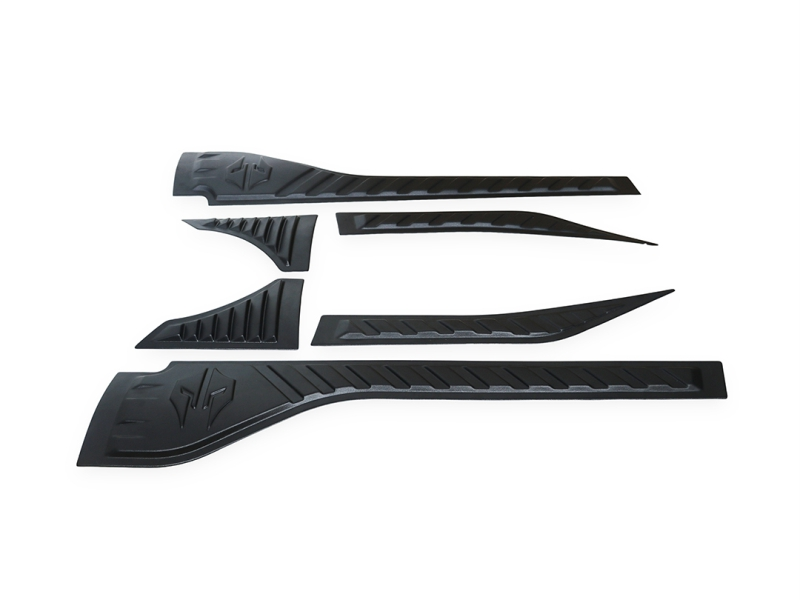 MERCEDES B. X-CLASS 2017 Set 6 Parça Kapı Kaplama 9203 Siyah Mat Asa Kum Desen Yarasa