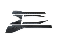 MERCEDES B. X-CLASS 2017 Set 6 Parça Kapı Kaplama 9203 Siyah Mat Asa Kum Desen Yarasa