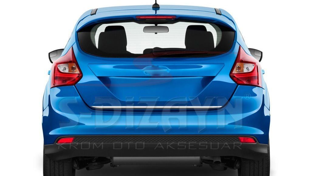 Ford Focus Uyumlu 3 Hatchback Krom Bagaj Alt Çıtası 2011-2014