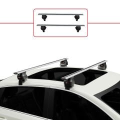 Renault Megane IV Grand Coupé 2016-2023 Arası ile uyumlu ACE-4 Ara Atkı Tavan Barı GRİ