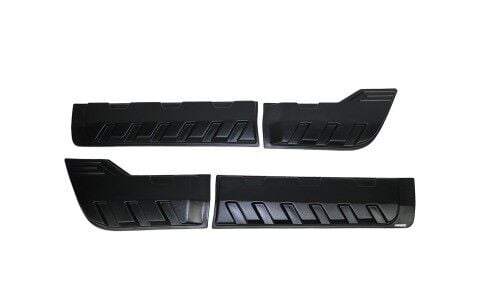 MITSUBISHI L200 2015 Set 4 Parça Kapı Kaplama 9203 Siyah Mat Asa Kum Desen Standart