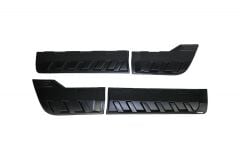 MITSUBISHI L200 2015 Set 4 Parça Kapı Kaplama 9203 Siyah Mat Asa Kum Desen Standart