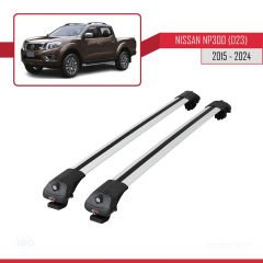 Nissan NP300 (D23) 2015 ve Sonrası ile uyumlu ACE-1 Ara Atkı Tavan Barı GRİ