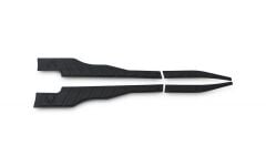 MITSUBISHI L200 2015 Set 4 Parça Kapı Kaplama 9203 Siyah Mat Asa Kum Desen Yarasa