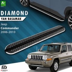 S-Dizayn Jeep Commander Diamond Krom Yan Basamak 203 Cm 2006-2010