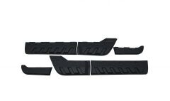 MITSUBISHI L200 2019 Set 6 Parça Kapı Kaplama 9203 Siyah Mat Asa Kum Desen Standart