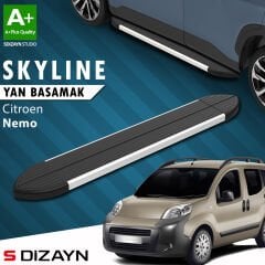 S-Dizayn Citroen Nemo Skyline Aluminyum Yan Basamak 173 Cm 2008-2017 A+ Kalite