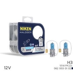 Niken 12V H3 55W Beyaz Işık Ampul PK22s 5000K