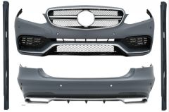 Mercedes W212 Uyumlu E63 Body Kit (2013-2015) (Ön Tampon-Difüzör-Egzoz-Marspıyel)
