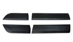 MITSUBISHI L200 2019 4 lü Set İnce Kapı Kaplama Siyah