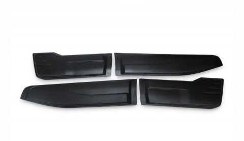 NISSAN NAVARA 2006 Set 4 Parça Kapı Kaplama Siyah Mat Asa Kum Desen Standart