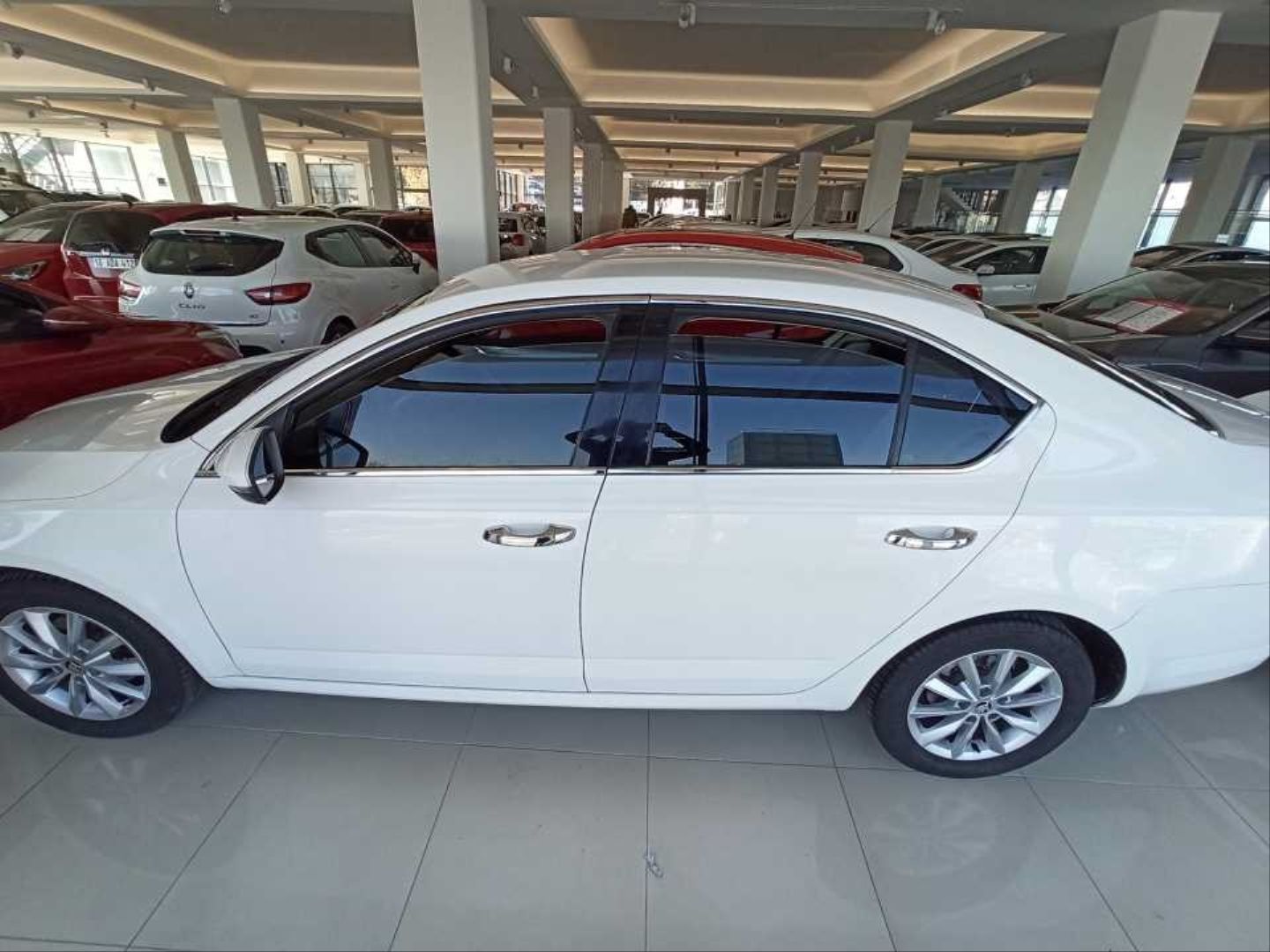 Skoda Octavia Uyumlu 2015-2019 Cam Çıtası Nikelaj