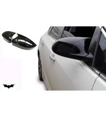 Audi A3 Uyumlu 8V 201-2019 Sedan Batman Ayna Kapağı (Parlak Siyah)