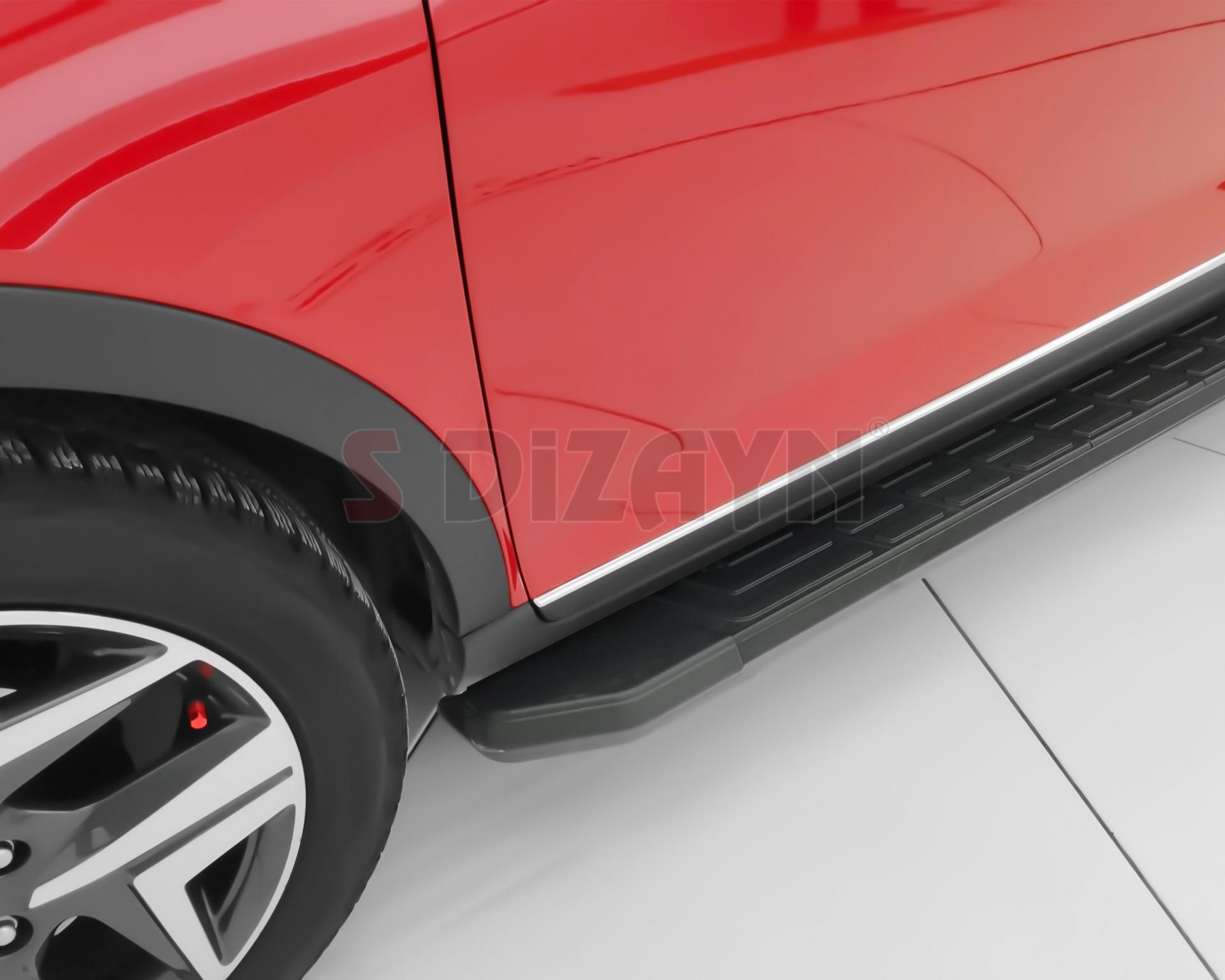 S-Dizayn Mitsubishi L200 6 NewLine Siyah Yan Basamak 203 Cm 2023 Üzeri