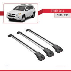 Toyota RAV4 2006-2012 Arası ile uyumlu ACE-1 Ara Atkı Tavan Barı GRİ 3 ADET BAR