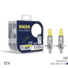 Niken 12V H1 55W Sarı Işık Ampul P14.5s 2800K