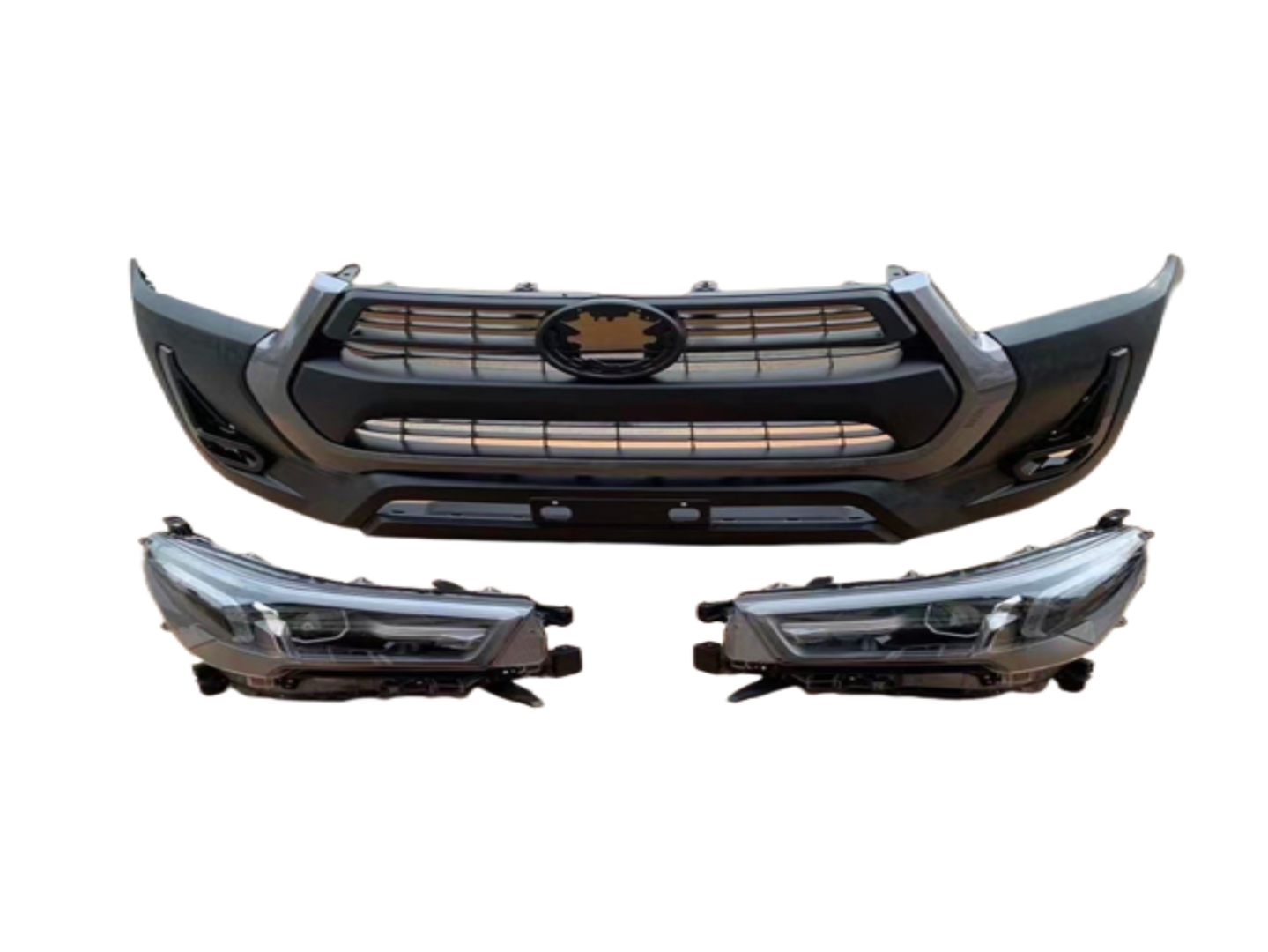 Toyota Hilux Uyumlu Revo 2016-2020 İçin 2021+ Rocco Dönüşüm Far Stop Dahil (Full Facelift)