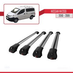 Nissan NV200 2010-2019 Arası ile uyumlu ACE-1 Ara Atkı Tavan Barı GRİ 4 ADET BAR