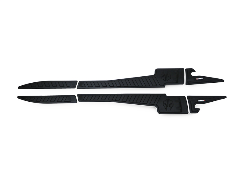 VOLKSWAGEN AMAROK 2010 Set 6 Parça Kapı Kaplama 9203 Siyah Mat Asa Kum Desen Yarasa