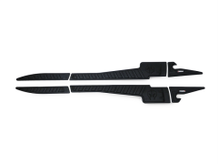 VOLKSWAGEN AMAROK 2010 Set 6 Parça Kapı Kaplama 9203 Siyah Mat Asa Kum Desen Yarasa