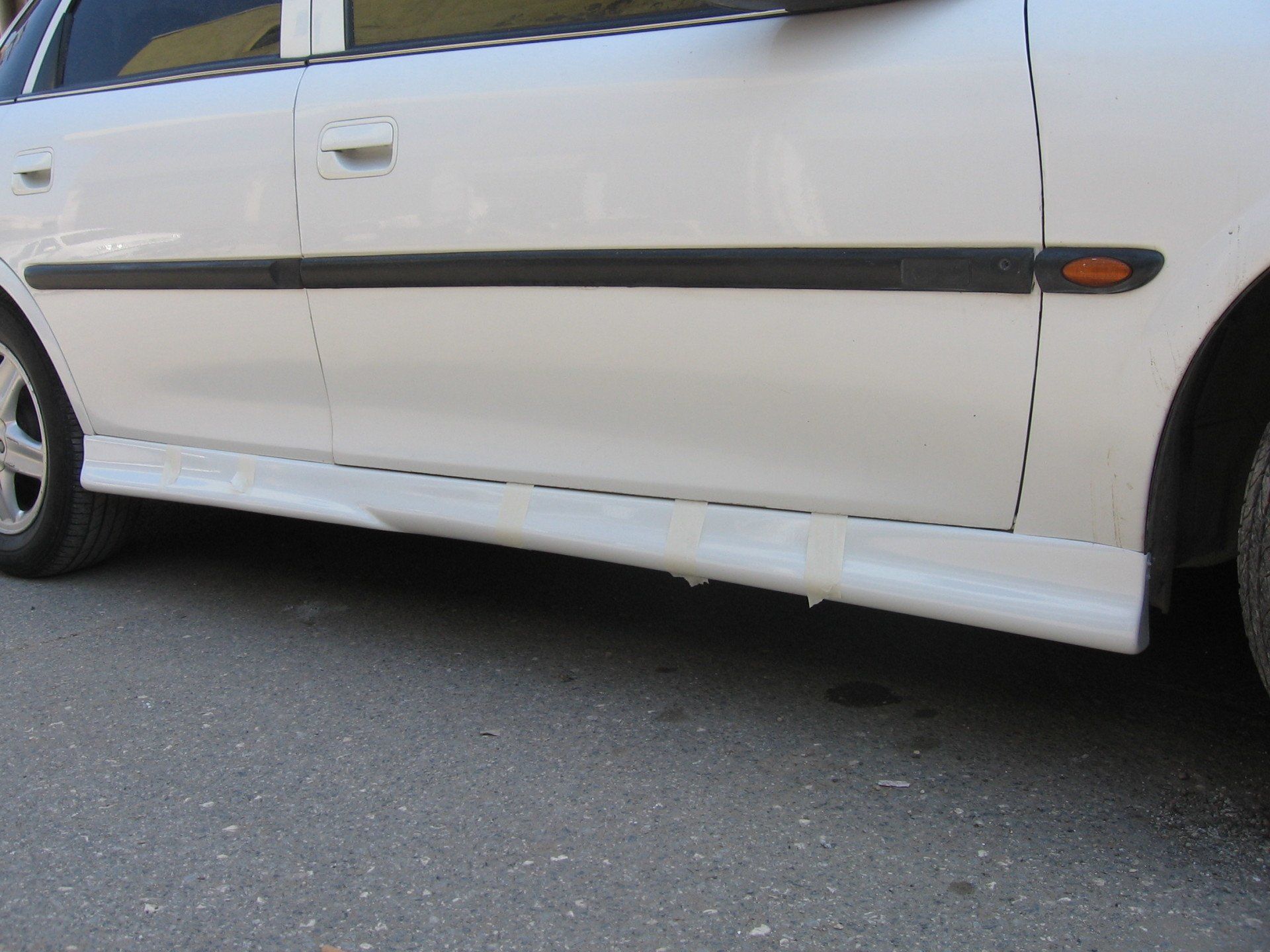 Fiat Doblo Uyumlu Düz Yan Marşpiyel 2000-2011 Model Boyalı