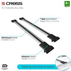 Volkswagen T5 Uyumlu Caravelle 2003-2015 Fly Model Gri Ara Atkı A+Kalite Parça