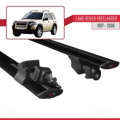 Land Rover Freelander 1997-2006 Arası ile uyumlu HOOK Model Anahtar Kilitli Ara Atkı Tavan Barı SİYAH