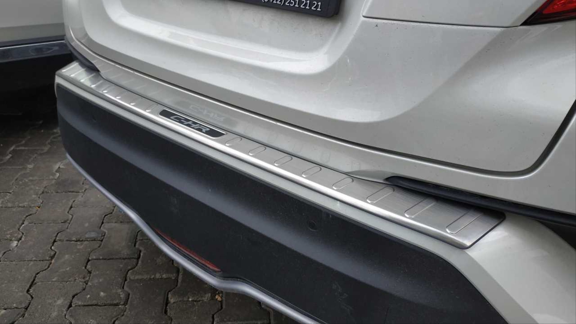 Toyota C-Hr Uyumlu 2016-2019 Arka Tampon Eşik Kaplama Dızayn2