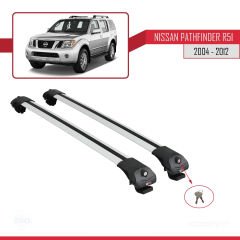Nissan Pathfinder (R51) 2004-2012 Arası ile uyumlu ACE-1 Ara Atkı Tavan Barı GRİ