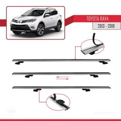 Toyota RAV4 2013-2018 Arası ile uyumlu Basic Model Ara Atkı Tavan Barı GRİ 3 ADET