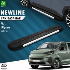 S-Dizayn Fiat Ulysse Kısa Şase NewLine Krom Yan Basamak 213 Cm 2022 Üzeri A+ Kalite
