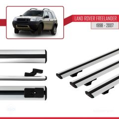 Land Rover Freelander 1998-2007 Arası ile uyumlu Basic Model Ara Atkı Tavan Barı GRİ 3 ADET