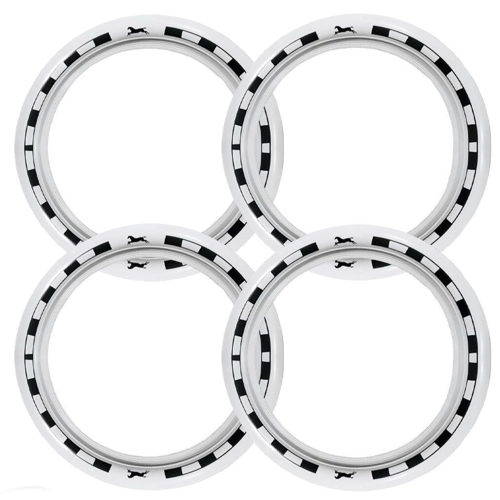 Kia Uyumlu 15 Jant At Desenli Lastik Yanağı Beyaz Renk 1 Takım 4 Adet